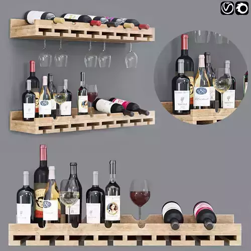 wine bottel Set 01