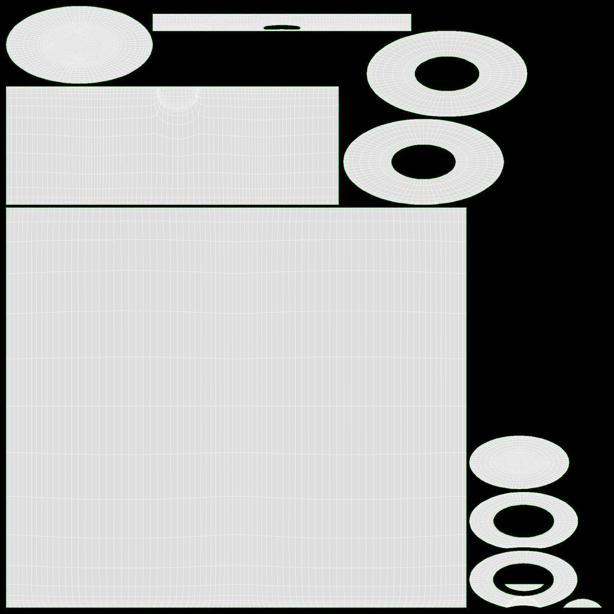 Cosmetics bottle mockup 04 3D model_7