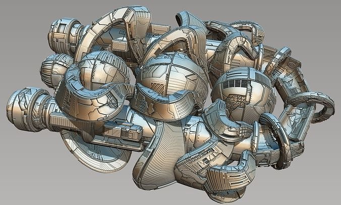 space equipment node 00102 3D model