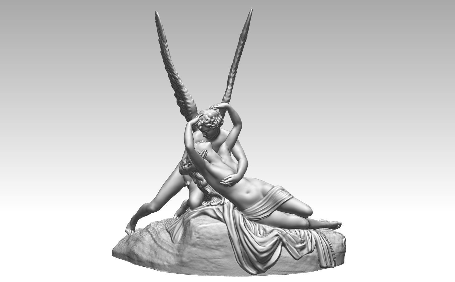 amore e psyche by CANOVA 3D print model_3