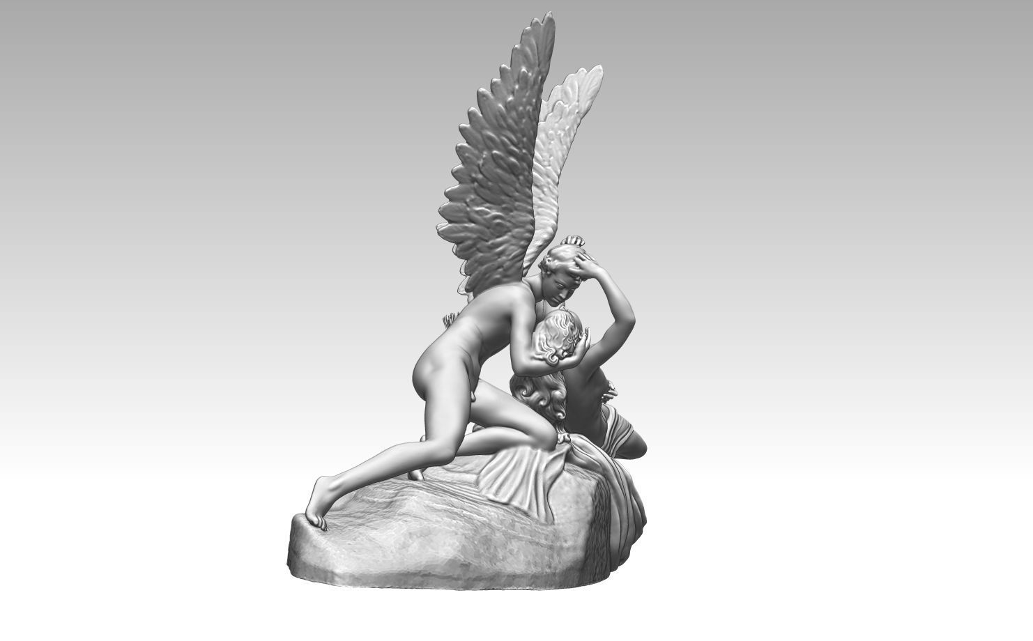 amore e psyche by CANOVA 3D print model_8