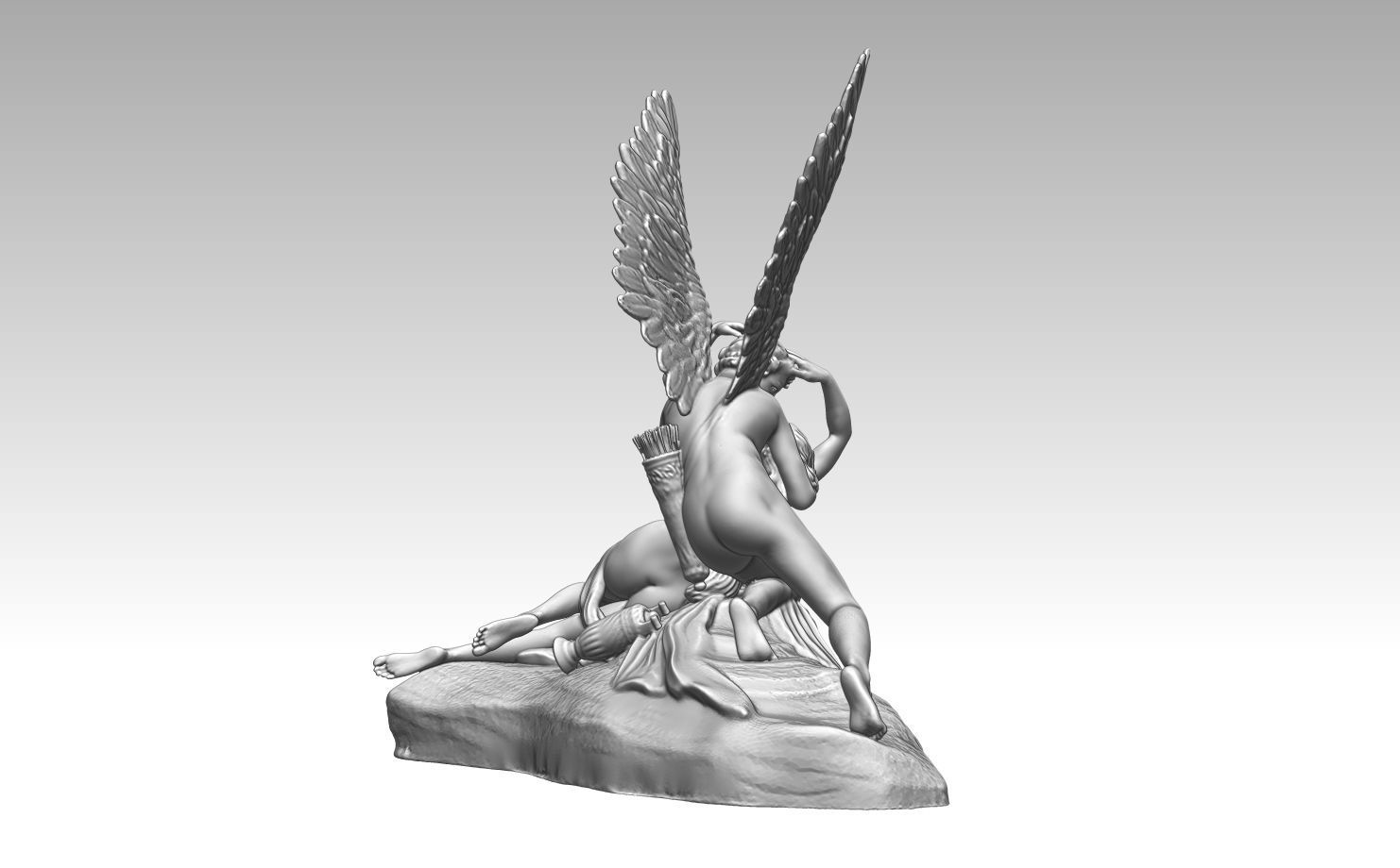 amore e psyche by CANOVA 3D print model_7