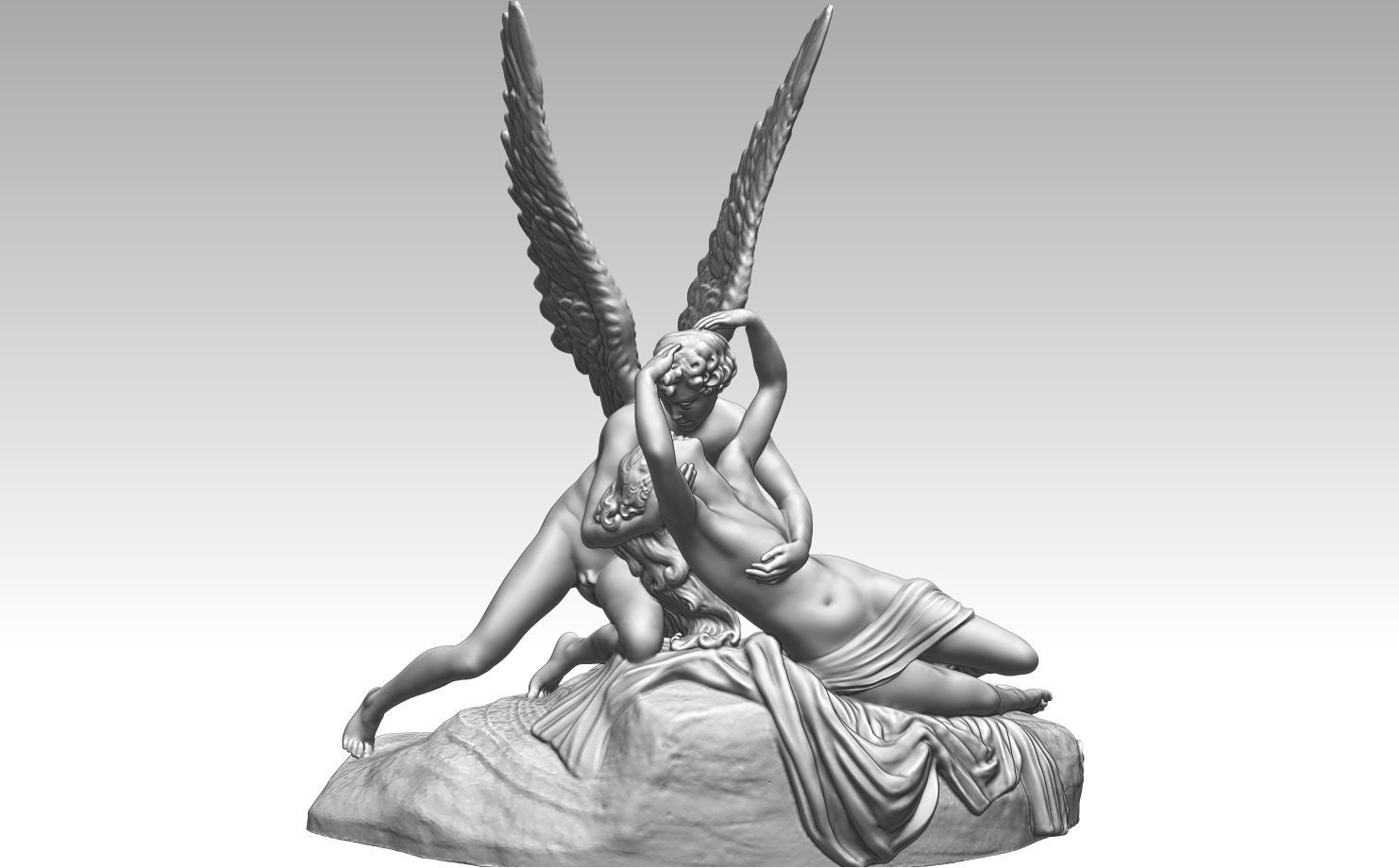 amore e psyche by CANOVA 3D print model_1