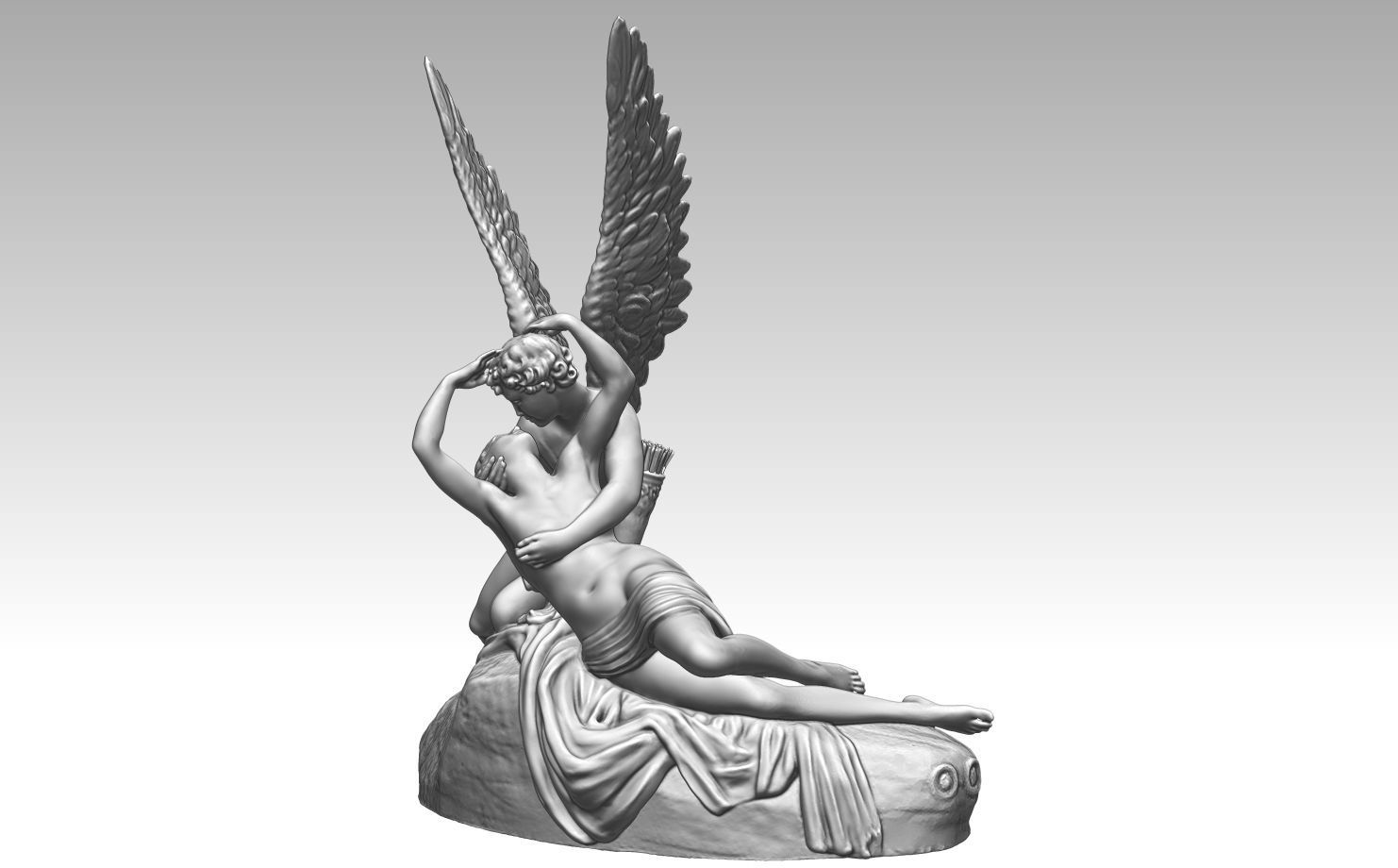 amore e psyche by CANOVA 3D print model_4