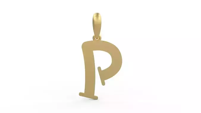 Initial Letters Pendant Bodihel P