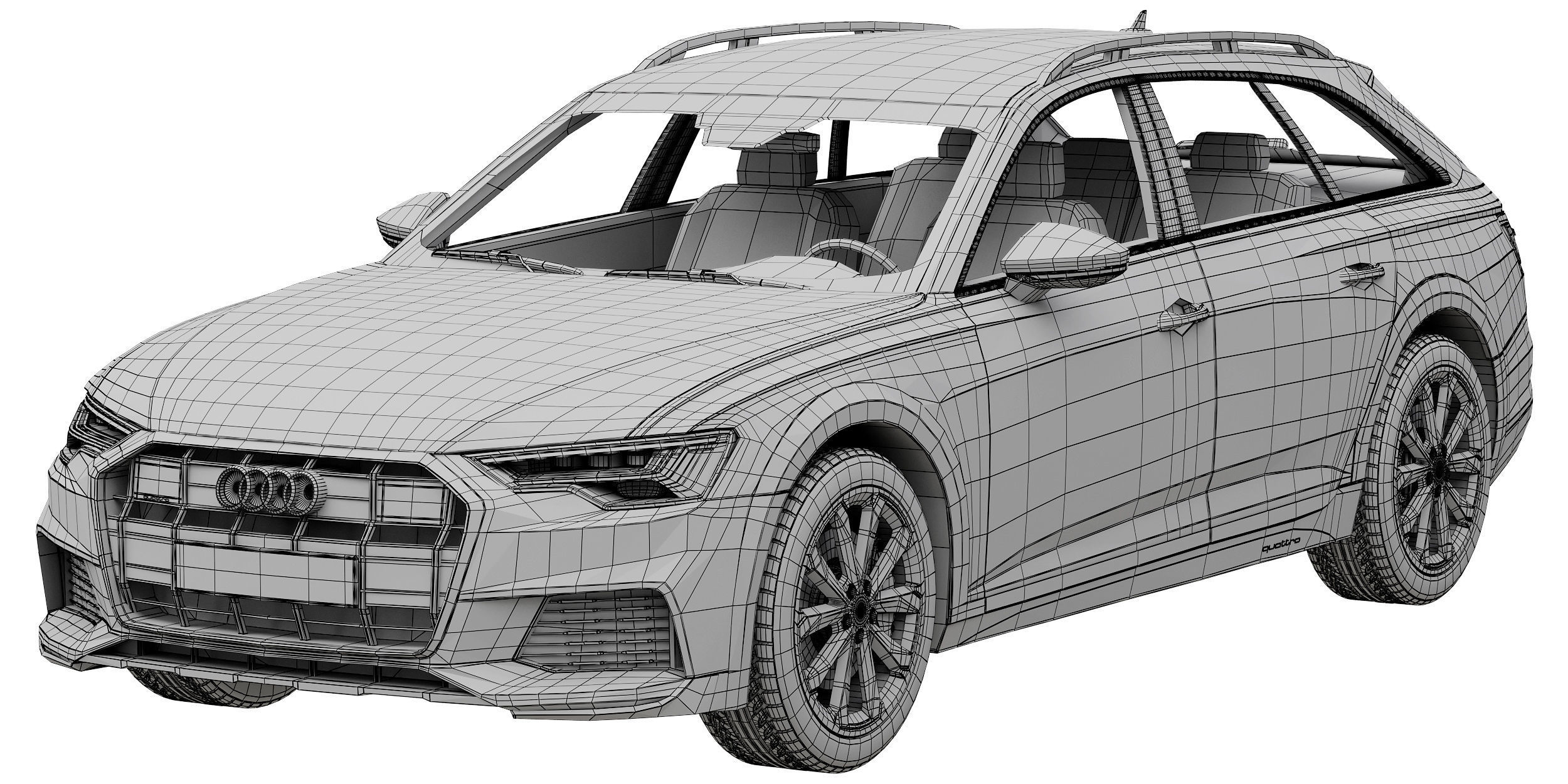 Audi A6 allroad quattro 3D model_13