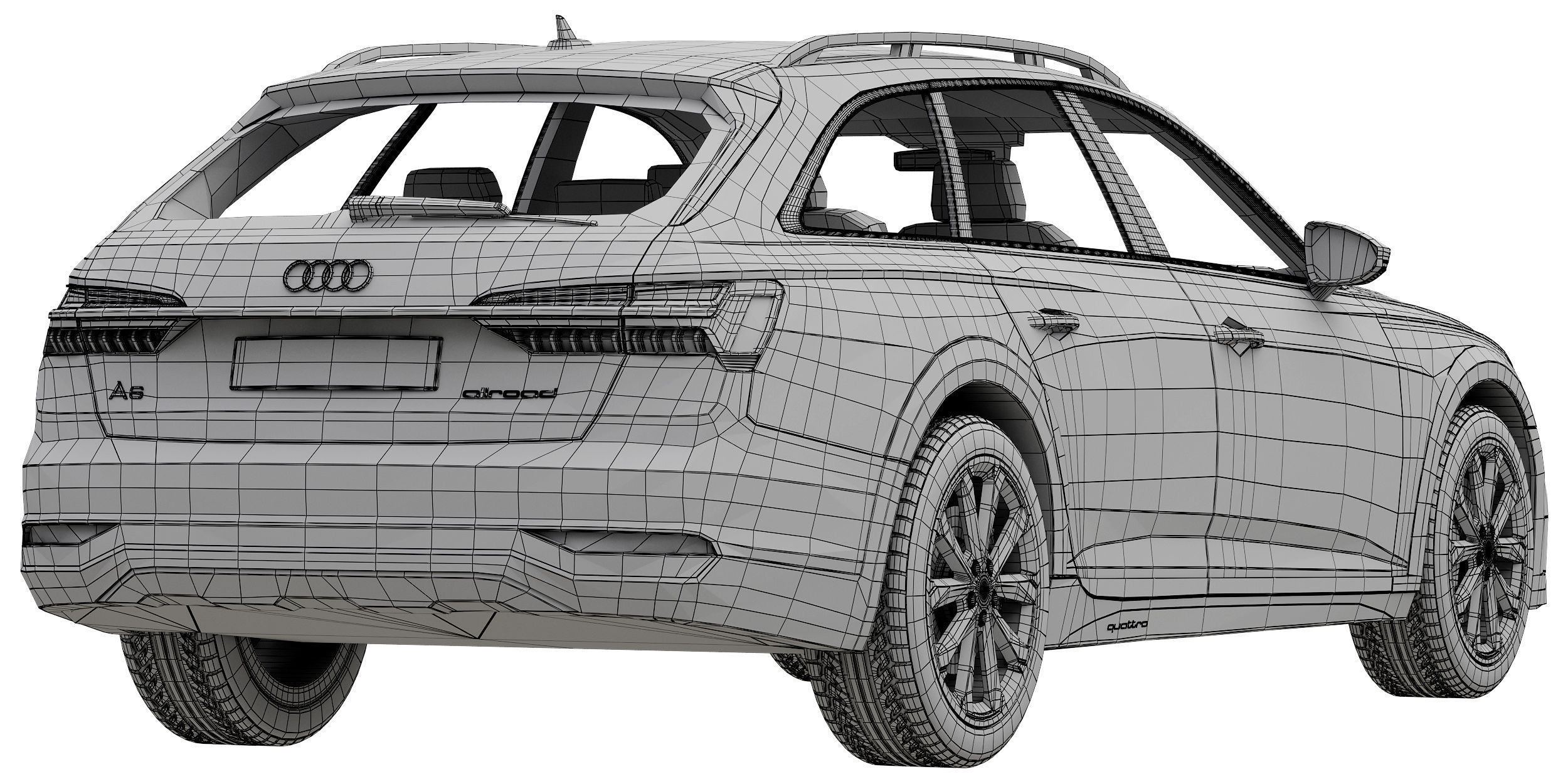 Audi A6 allroad quattro 3D model_16