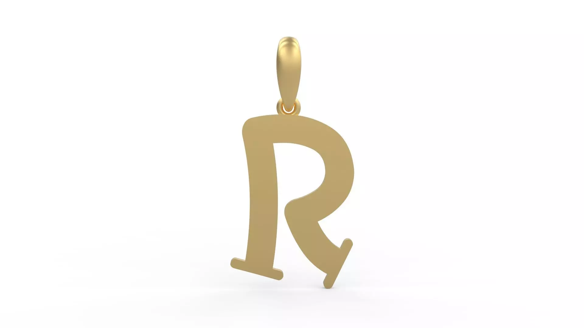 Initial Letters Pendant Bodihel R 3D print model_0