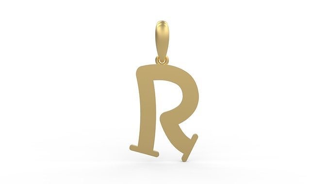 Initial Letters Pendant Bodihel R 3D print model