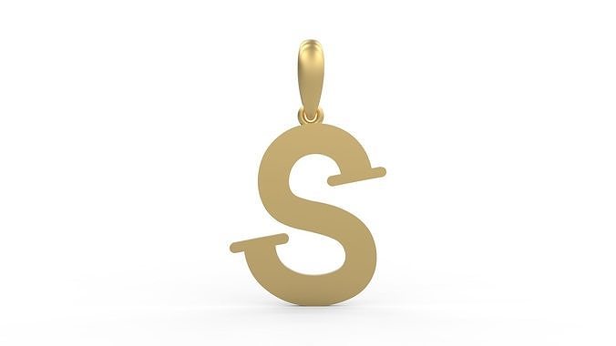 Initial Letters Pendant Bodihel S 3D print model