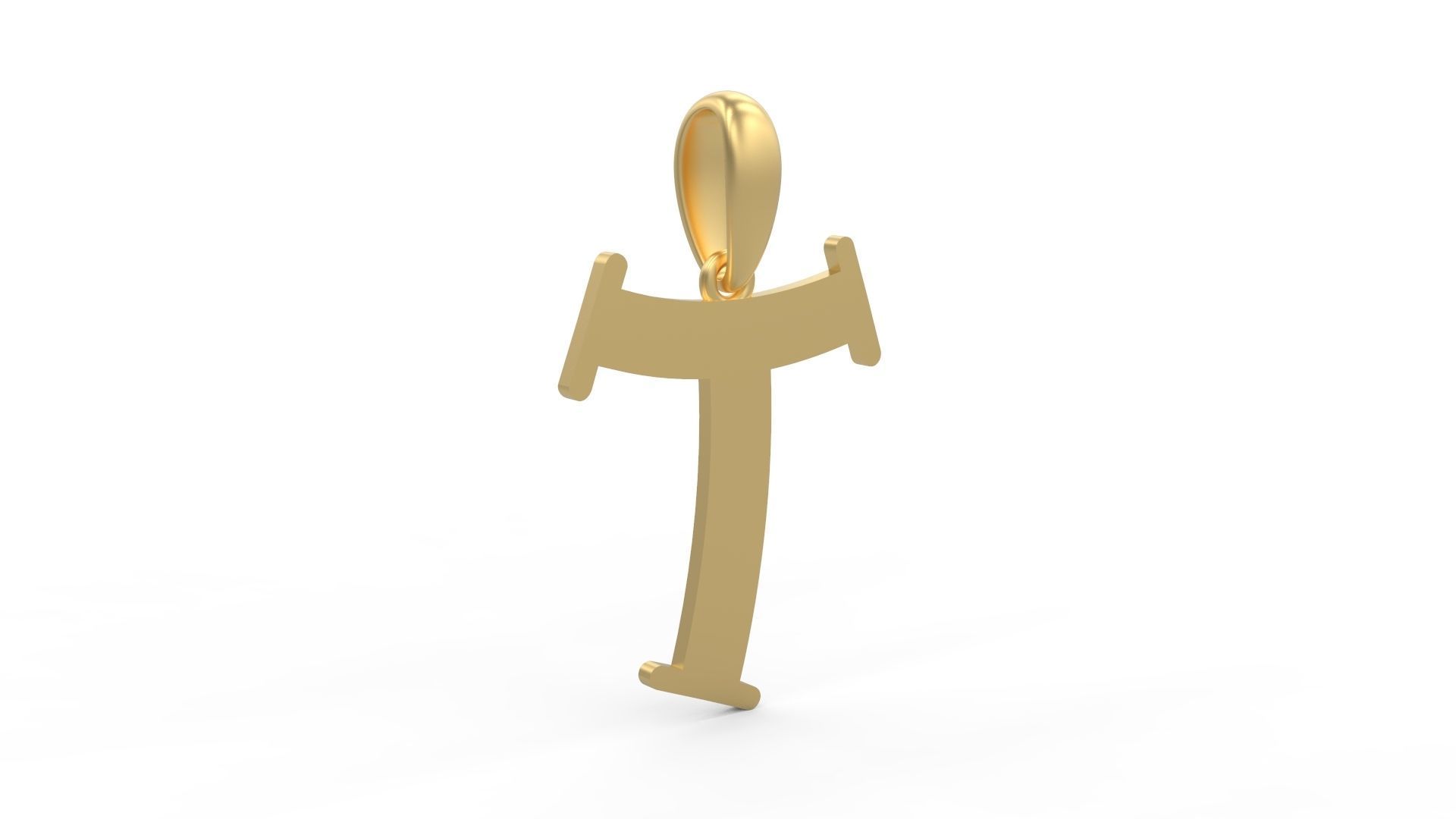 Initial Letters Pendant Bodihel T 3D print model_3
