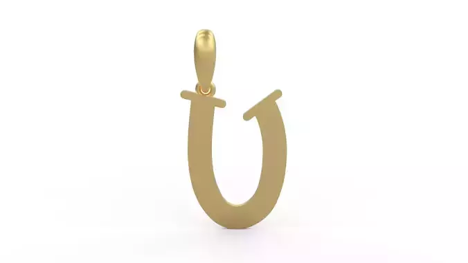 Initial Letters Pendant Bodihel U