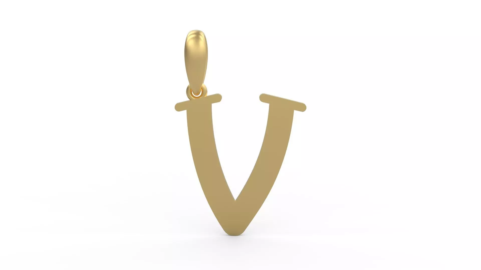 Initial Letters Pendant Bodihel V 3D print model_0