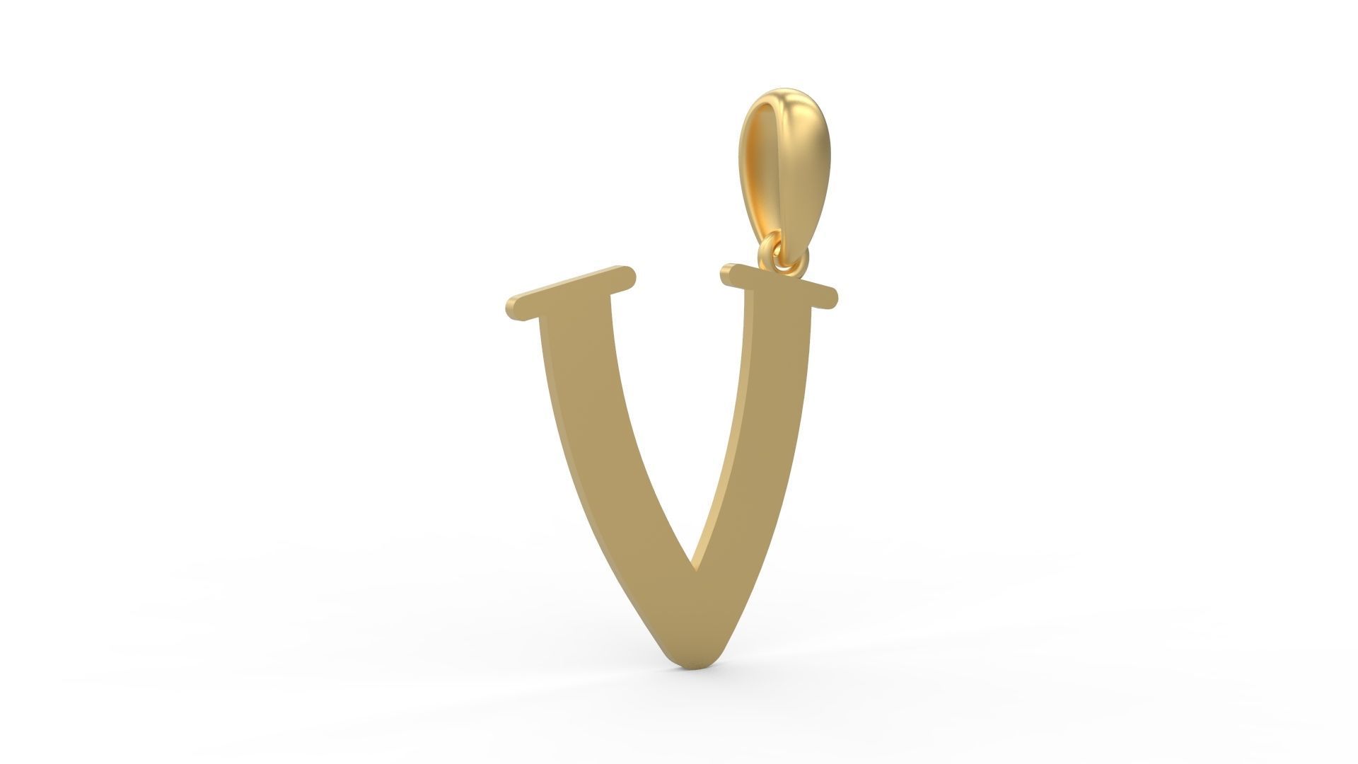 Initial Letters Pendant Bodihel V 3D print model_3