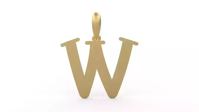 Initial Letters Pendant Bodihel W