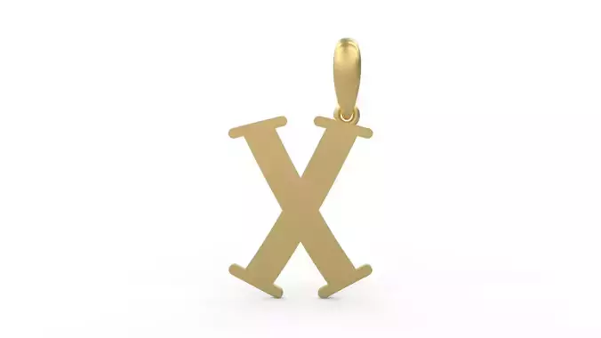 Initial Letters Pendant Bodihel X