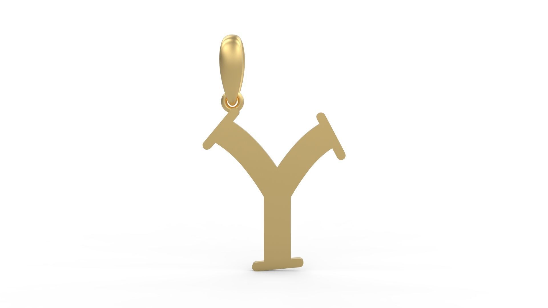 Initial Letters Pendant Bodihel Y 3D print model_1