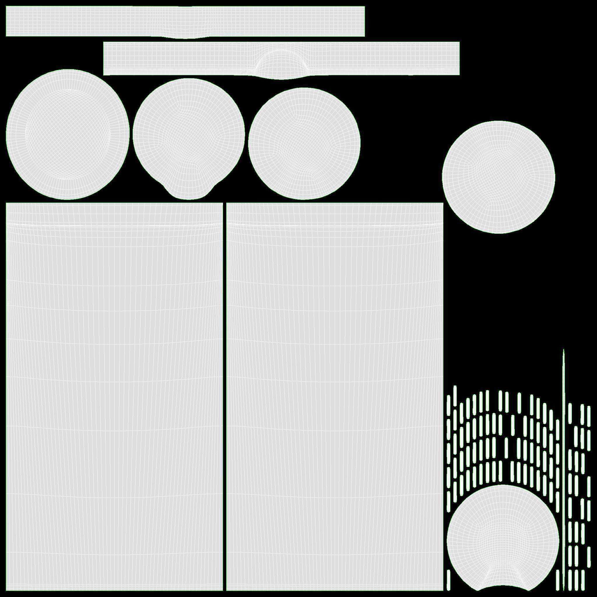 Cosmetics tube mockup 02 3D model_7