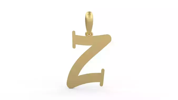 Initial Letters Pendant Bodihel Z