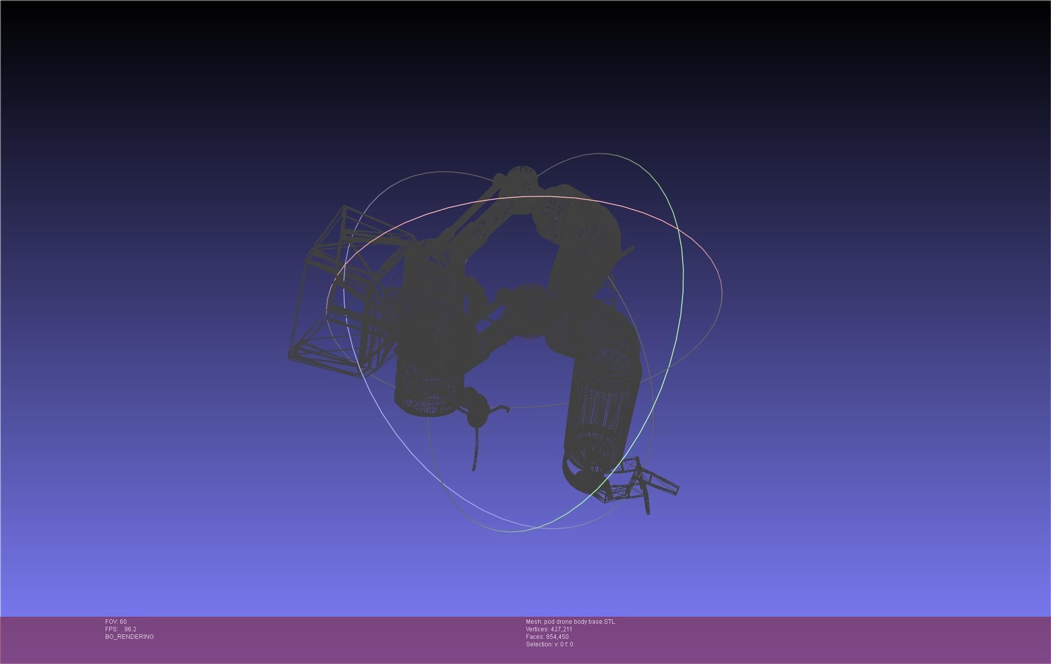 Nier Automata Pod 042 Drone Body 3D print model_100