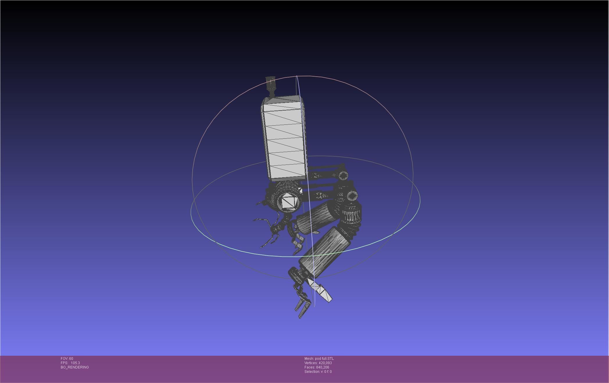Nier Automata Pod 042 Drone Body 3D print model_60