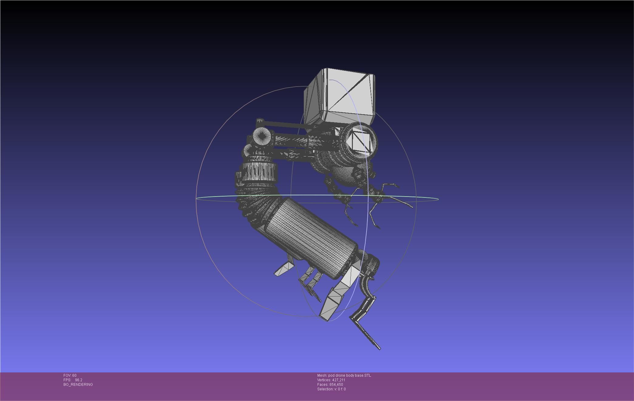 Nier Automata Pod 042 Drone Body 3D print model_96
