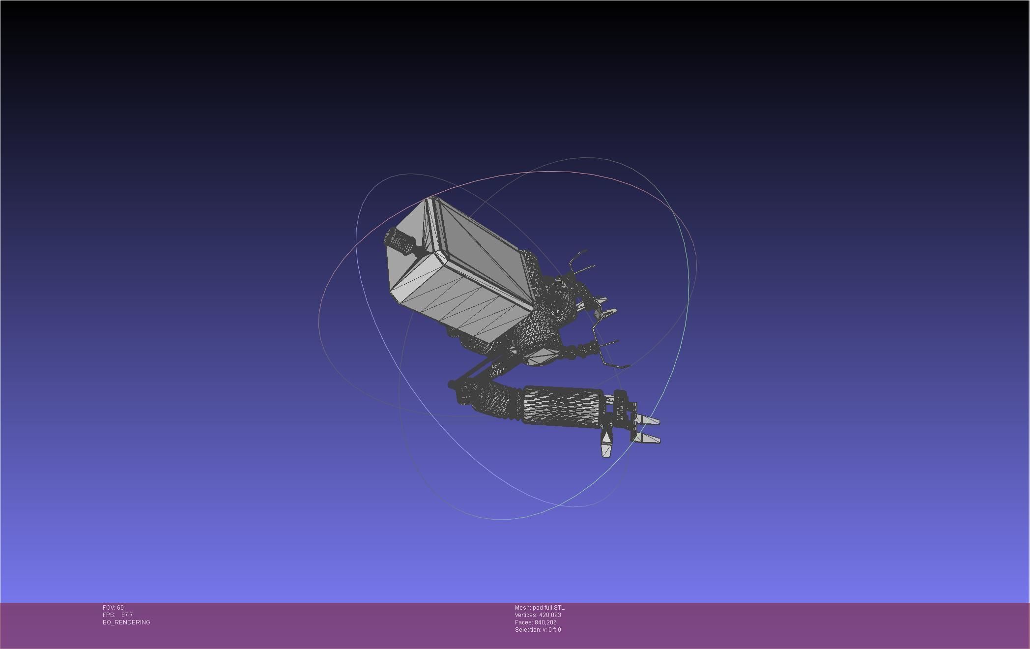 Nier Automata Pod 042 Drone Body 3D print model_53