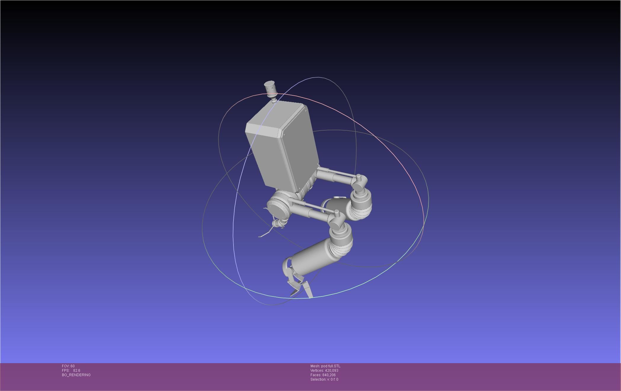 Nier Automata Pod 042 Drone Body 3D print model_49