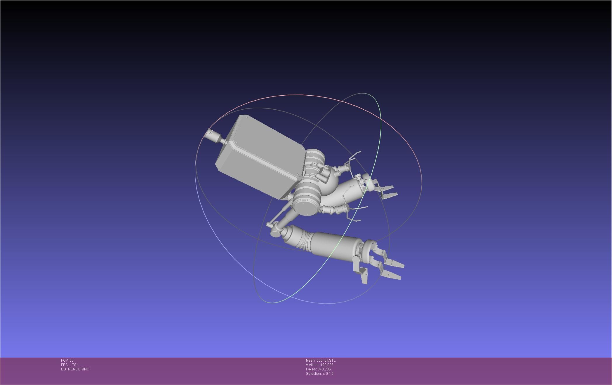 Nier Automata Pod 042 Drone Body 3D print model_52