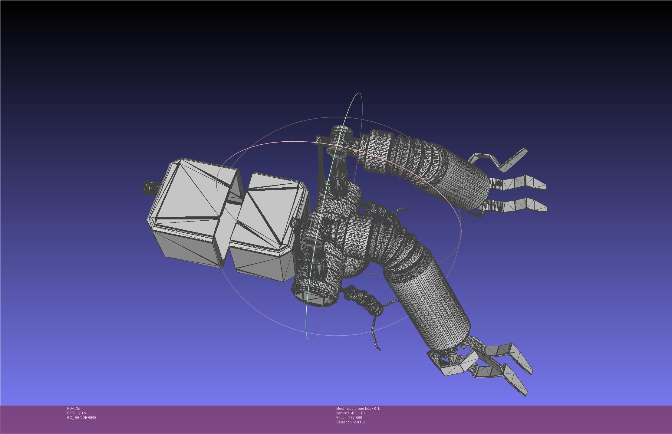 Nier Automata Pod 042 Drone Body 3D print model_45
