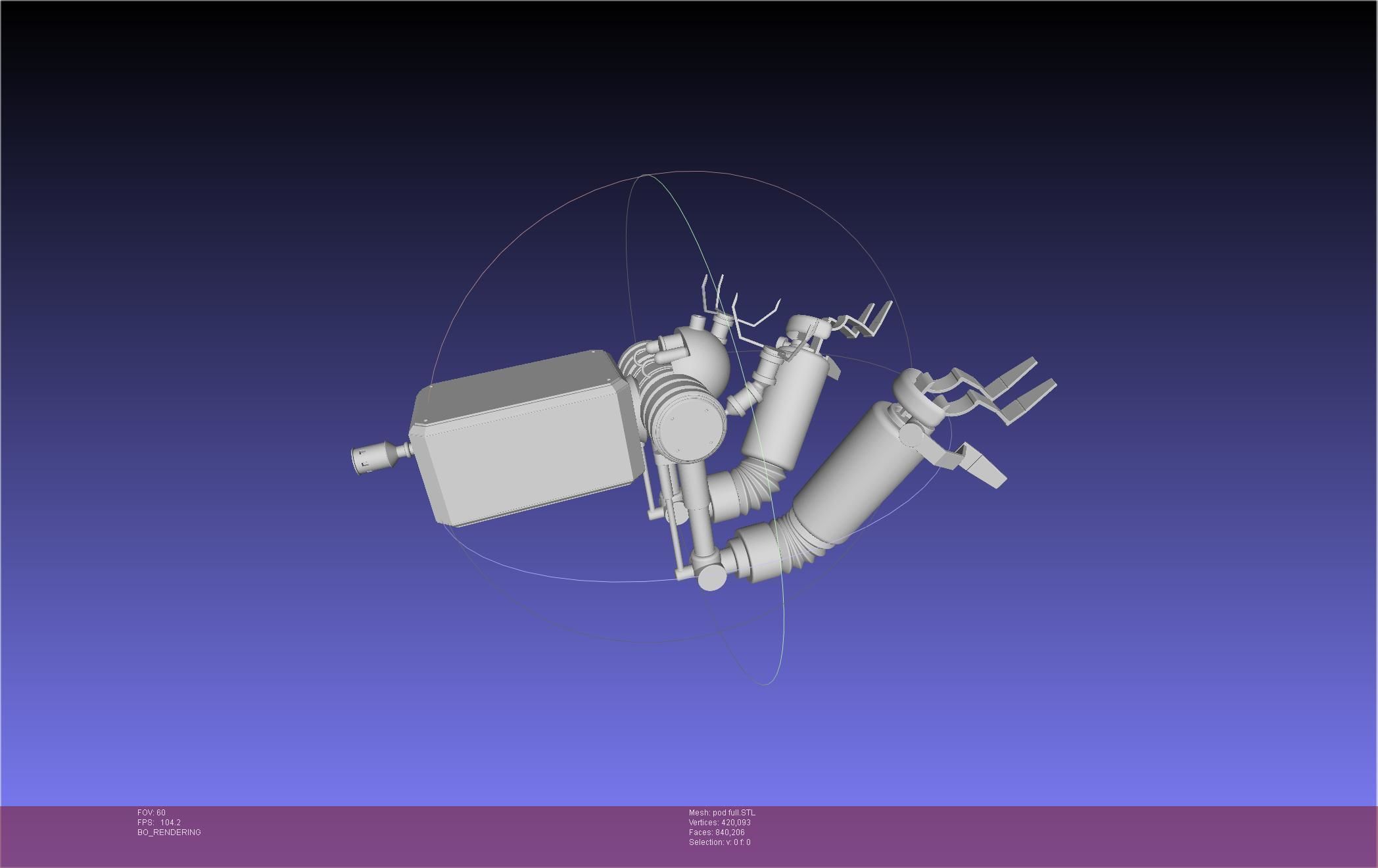 Nier Automata Pod 042 Drone Body 3D print model_66