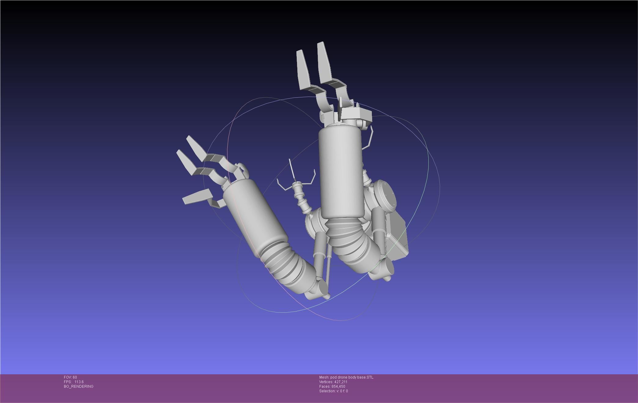 Nier Automata Pod 042 Drone Body 3D print model_90