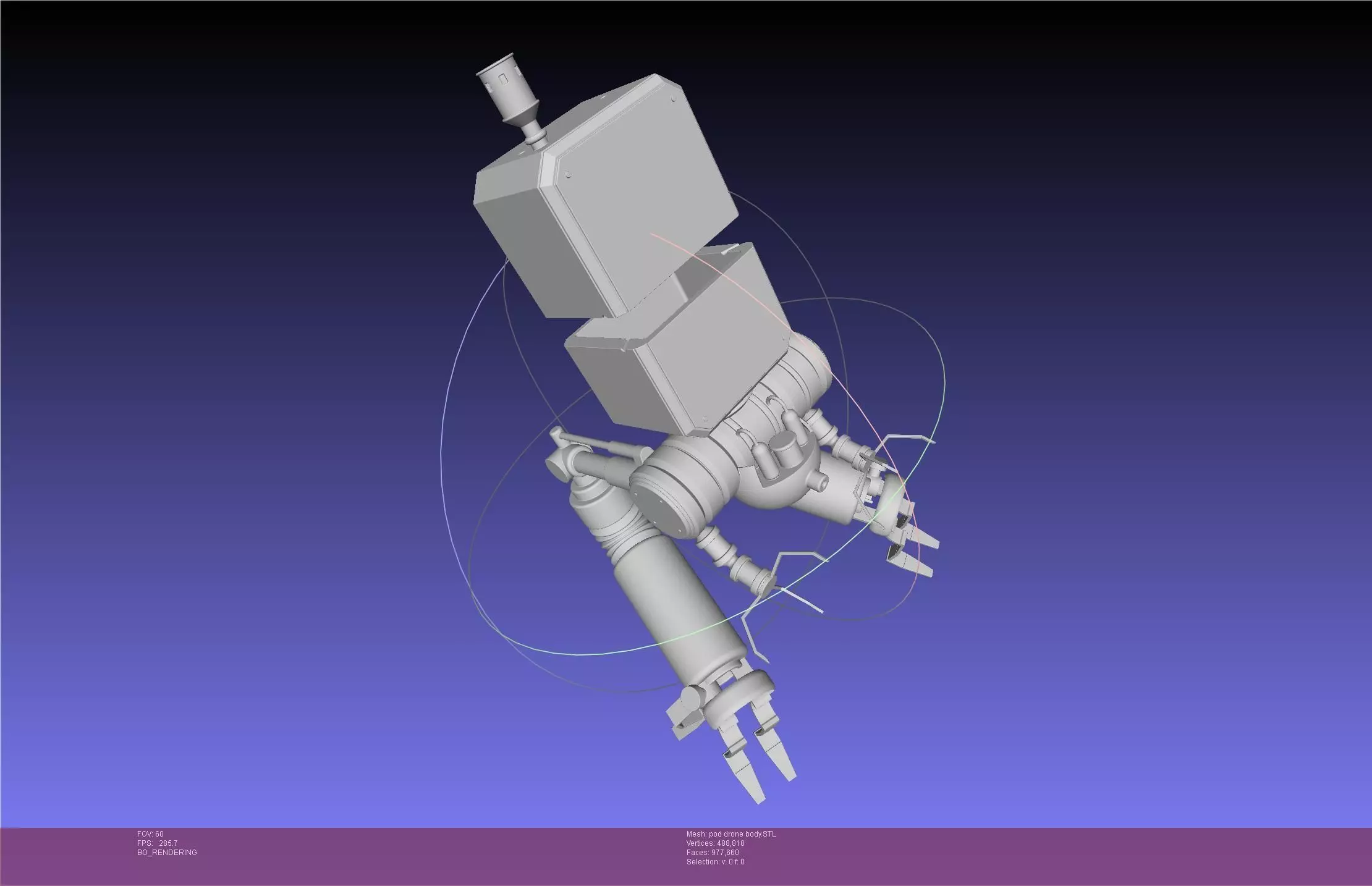 Nier Automata Pod 042 Drone Body 3D print model_0