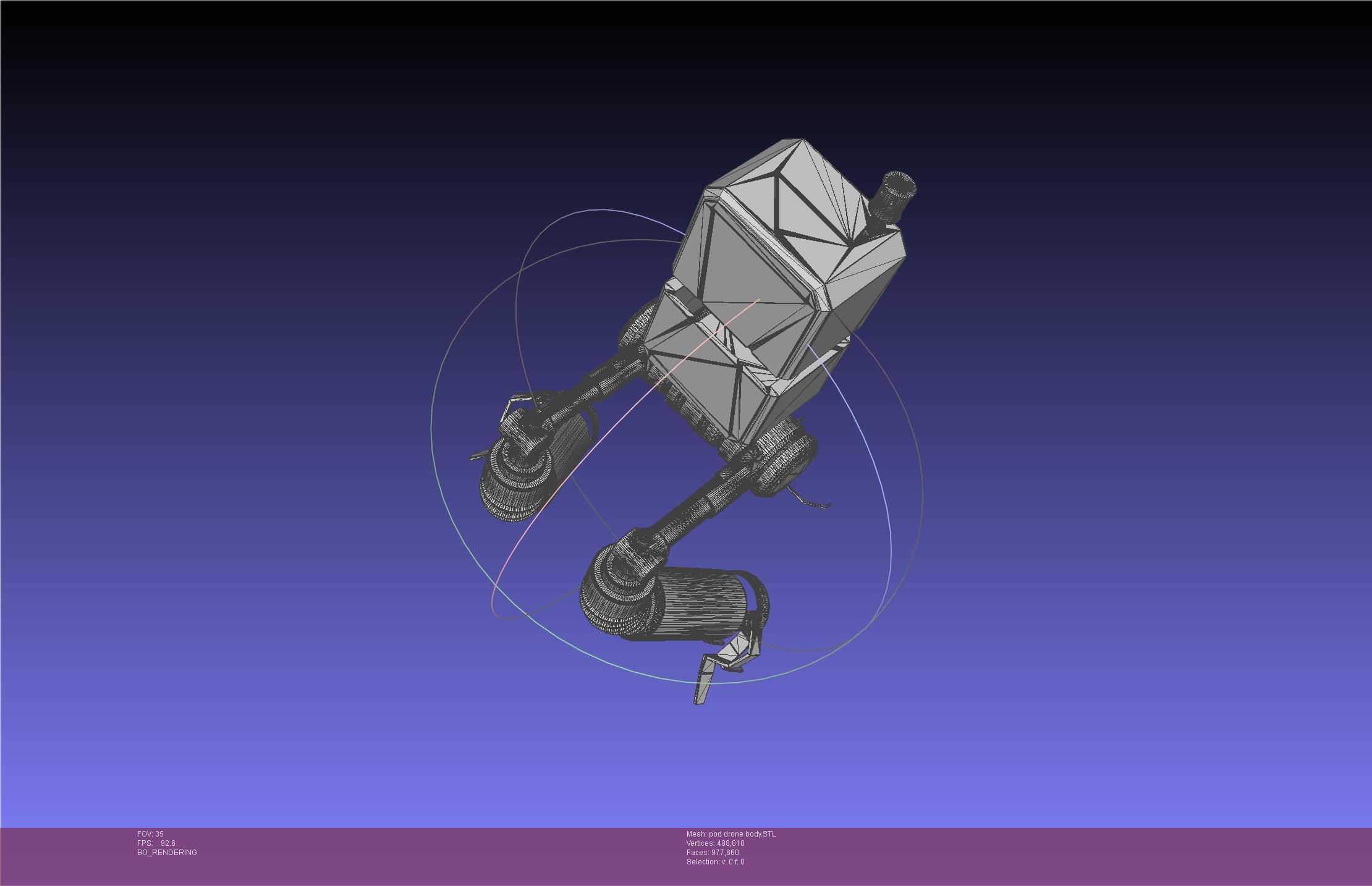 Nier Automata Pod 042 Drone Body 3D print model_34