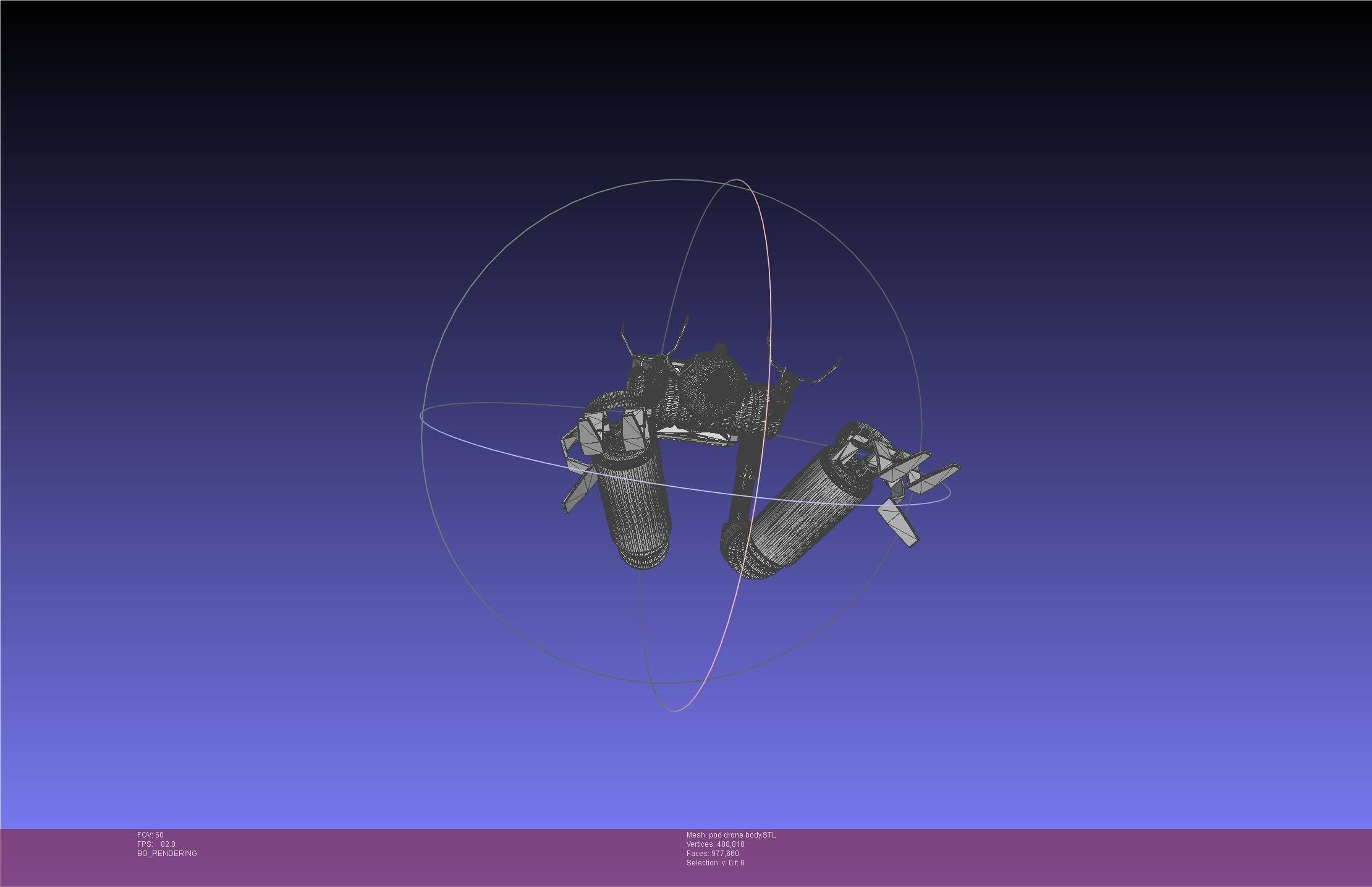 Nier Automata Pod 042 Drone Body 3D print model_22