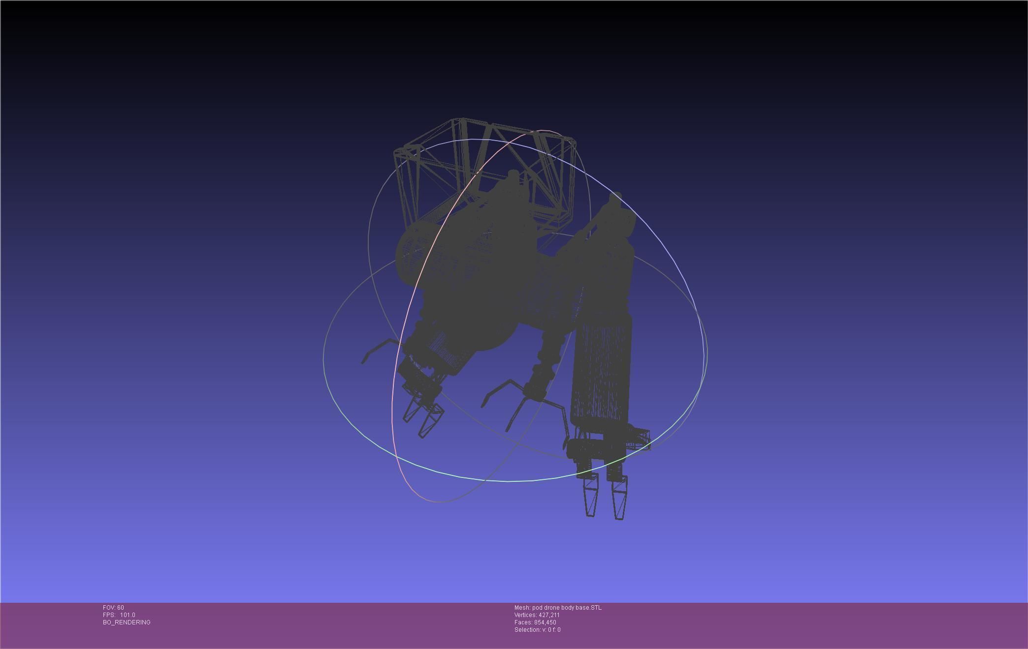 Nier Automata Pod 042 Drone Body 3D print model_99