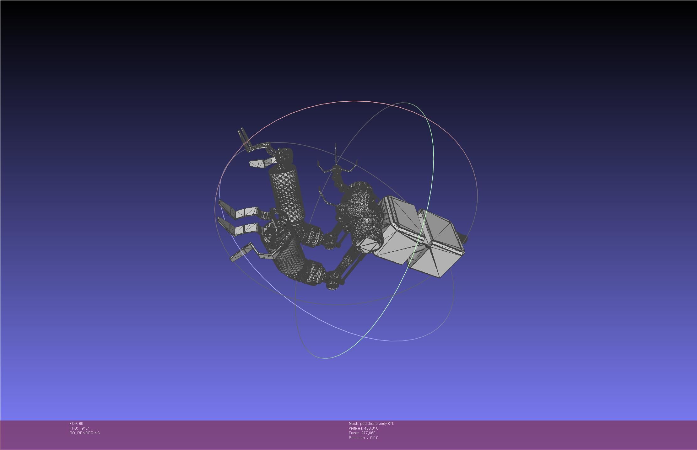 Nier Automata Pod 042 Drone Body 3D print model_21