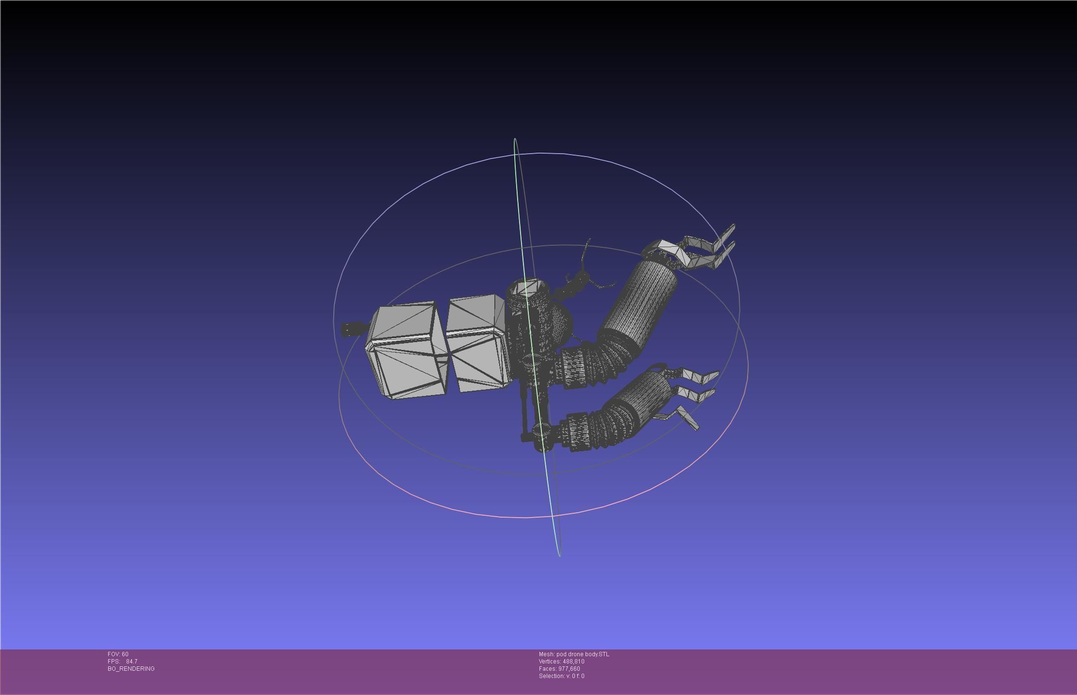 Nier Automata Pod 042 Drone Body 3D print model_23
