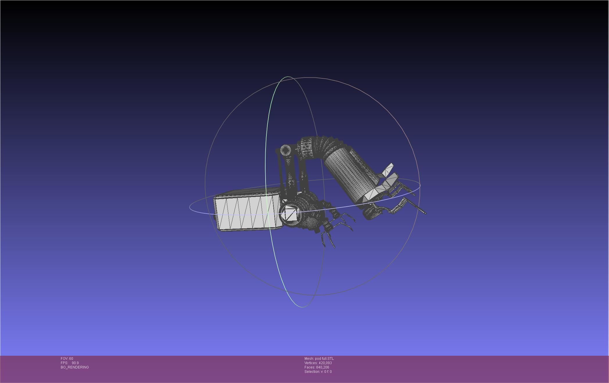 Nier Automata Pod 042 Drone Body 3D print model_56