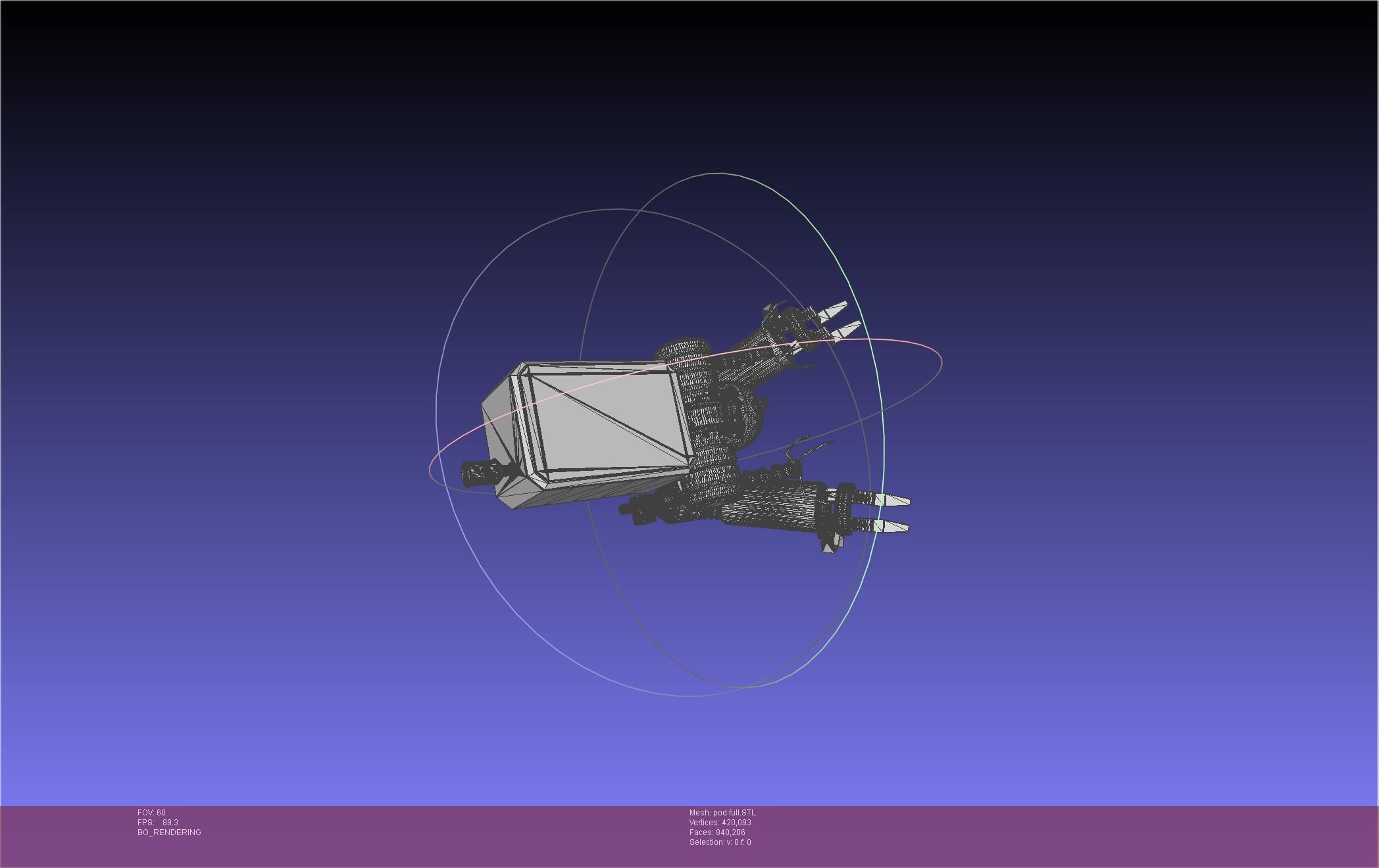 Nier Automata Pod 042 Drone Body 3D print model_54