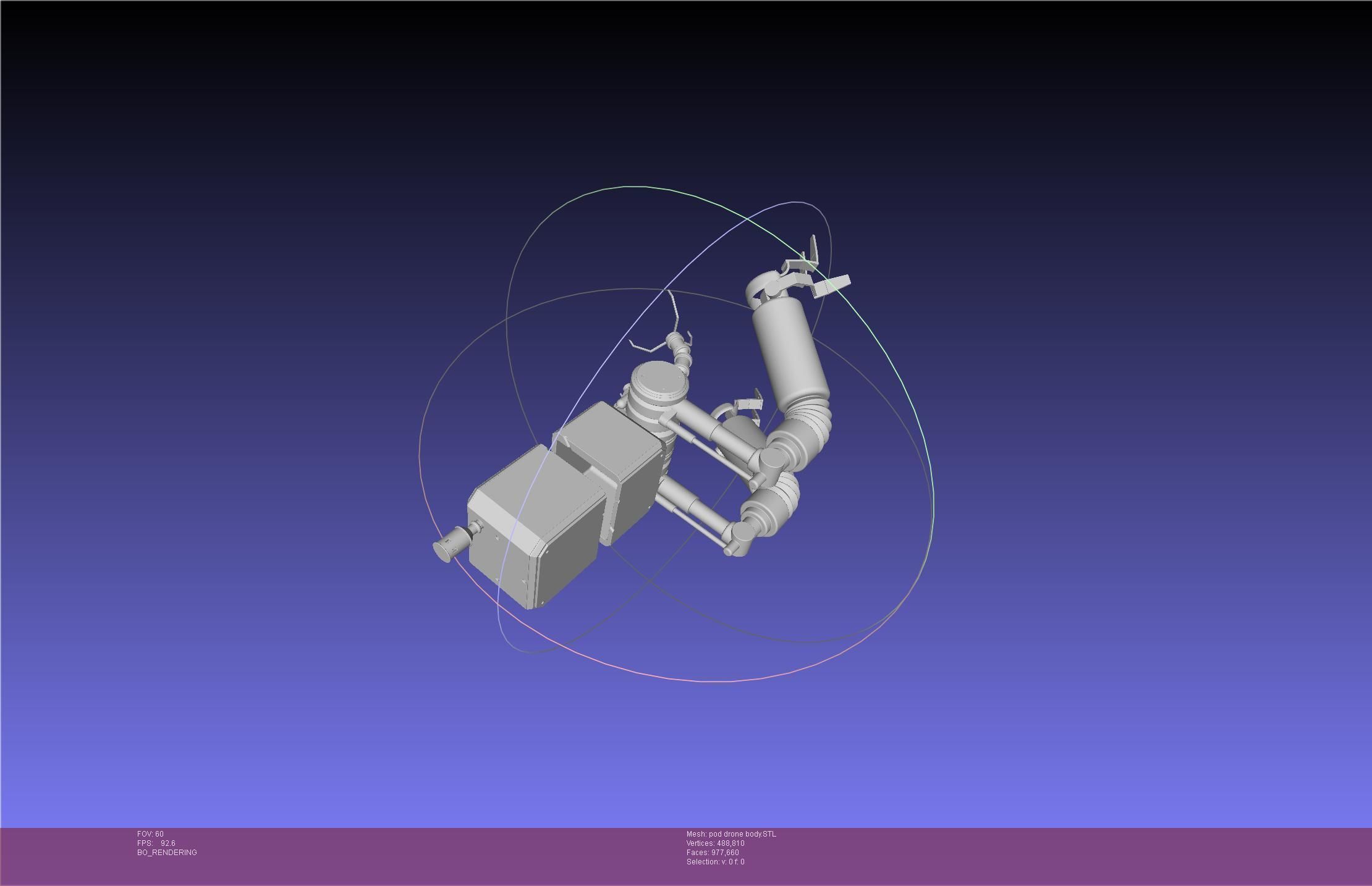 Nier Automata Pod 042 Drone Body 3D print model_20