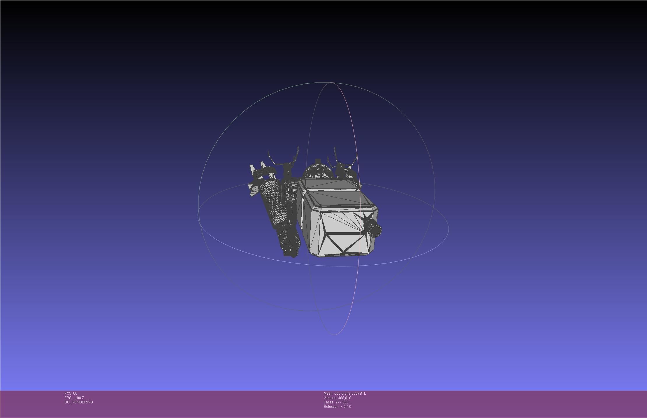 Nier Automata Pod 042 Drone Body 3D print model_24