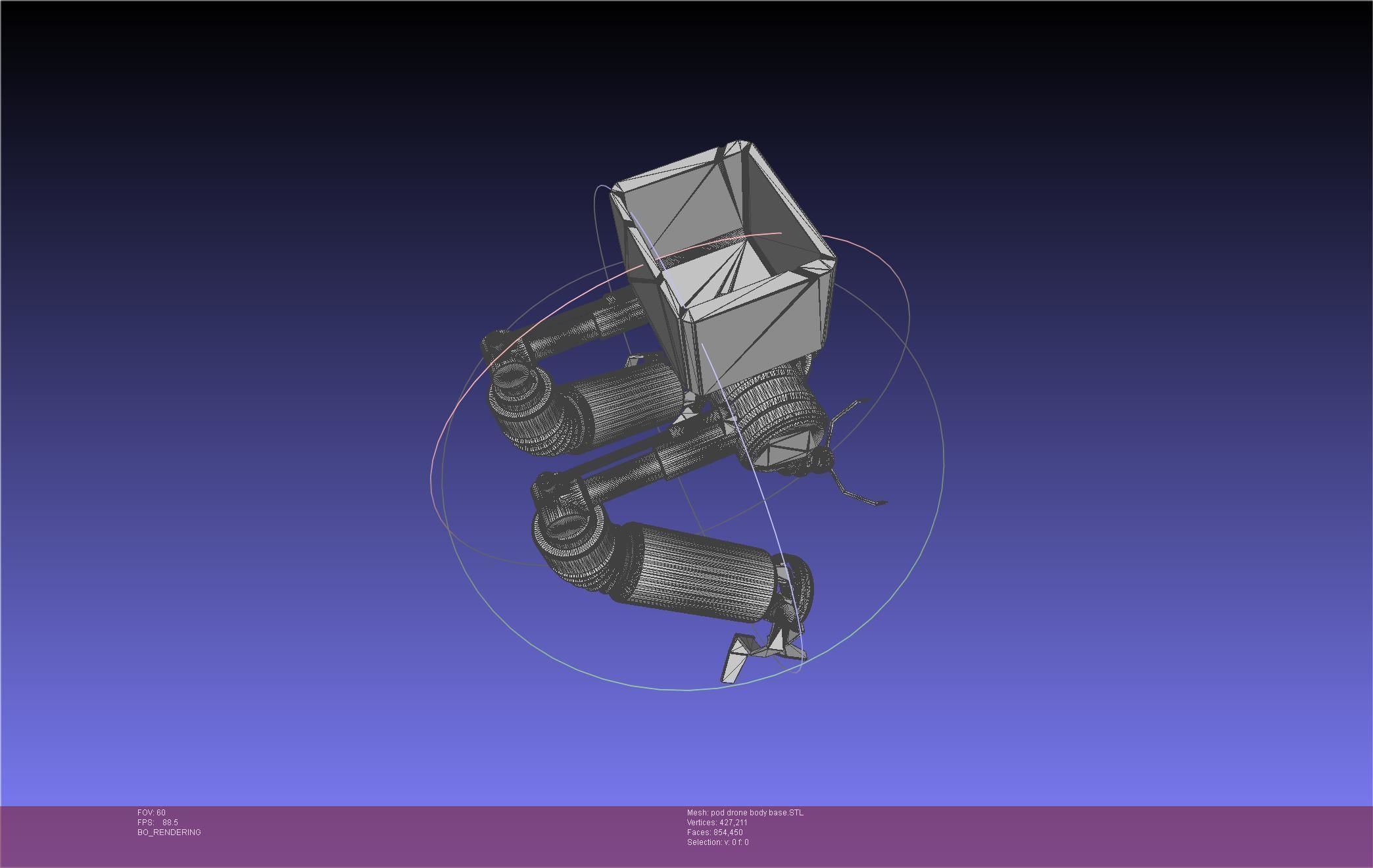 Nier Automata Pod 042 Drone Body 3D print model_95
