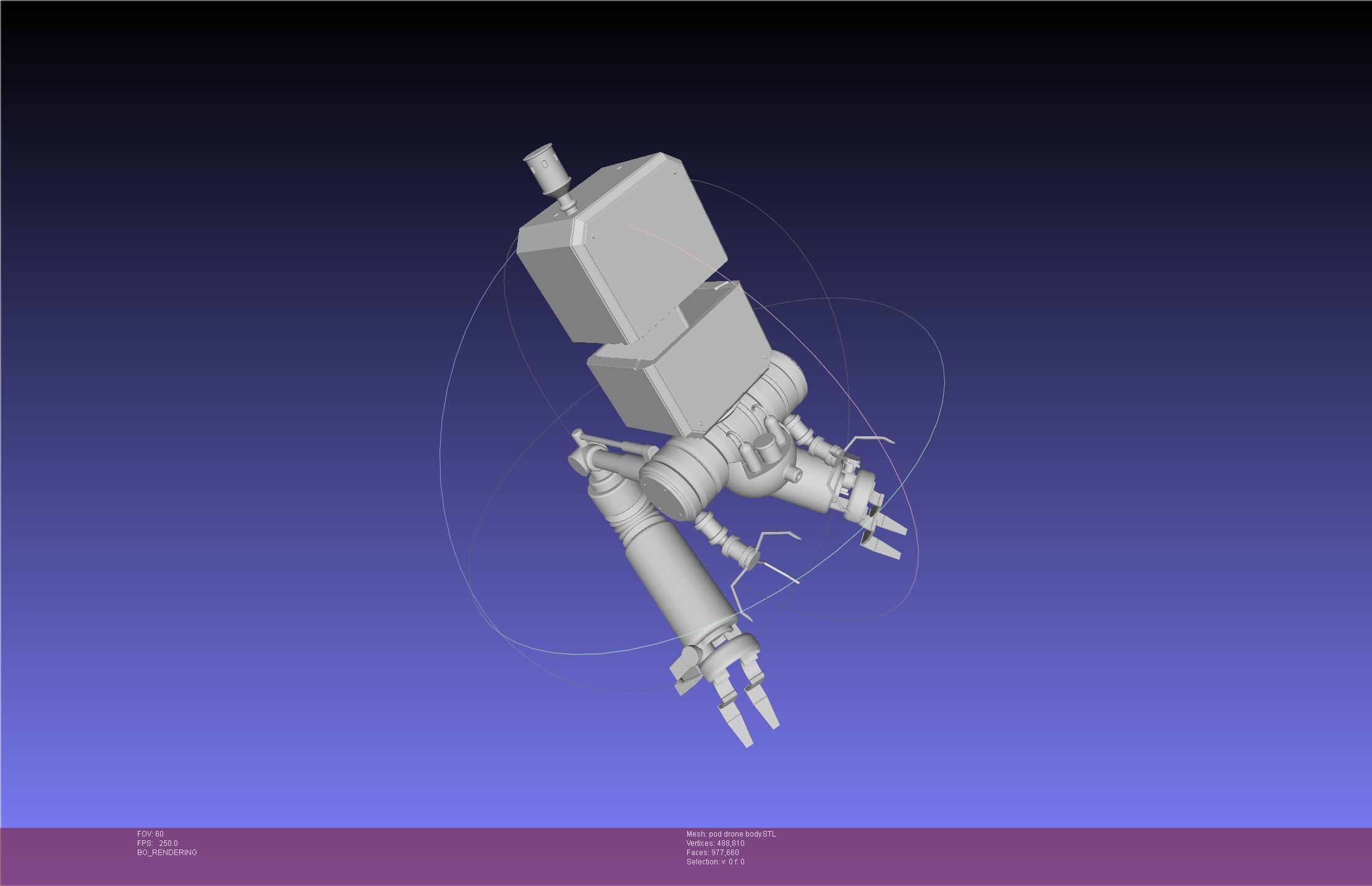 Nier Automata Pod 042 Drone Body 3D print model_1
