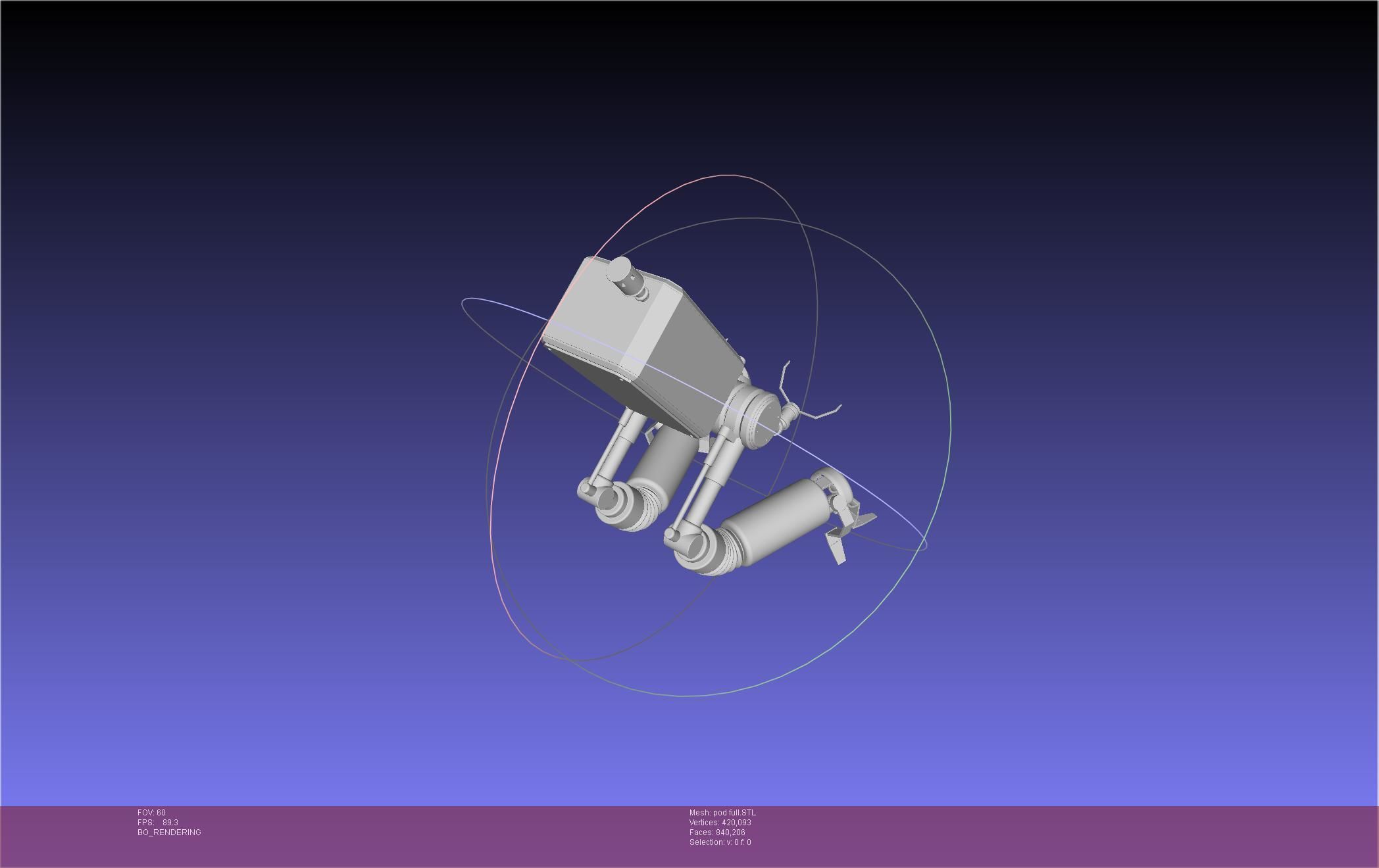 Nier Automata Pod 042 Drone Body 3D print model_62