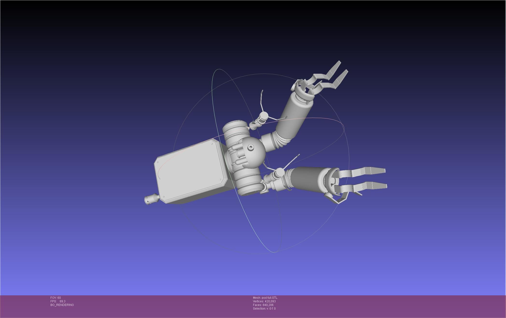 Nier Automata Pod 042 Drone Body 3D print model_64