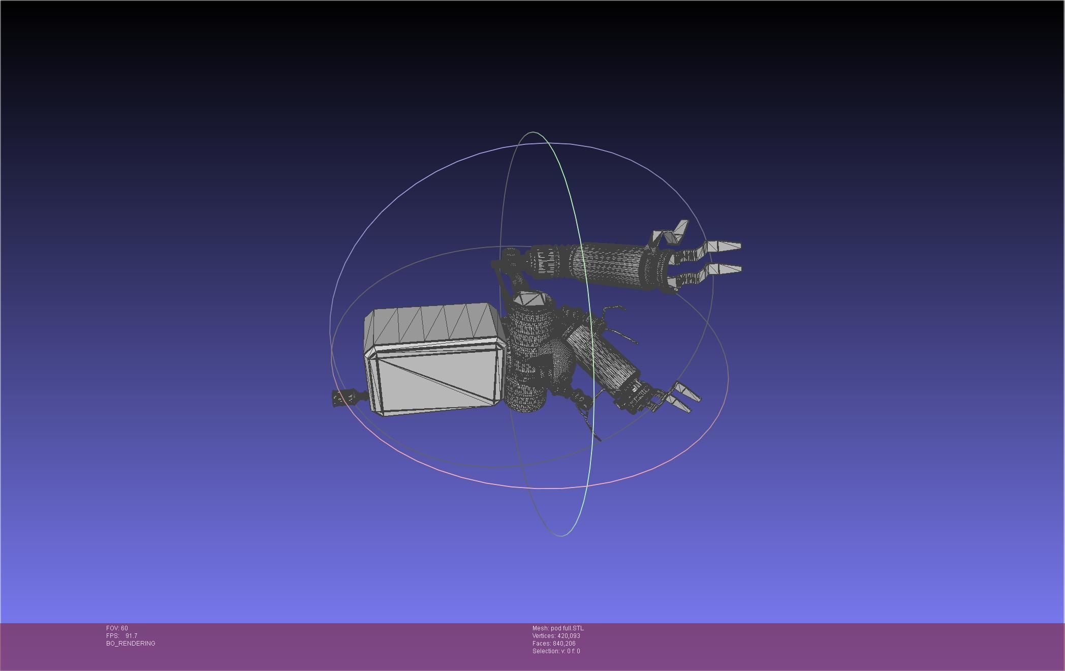 Nier Automata Pod 042 Drone Body 3D print model_55