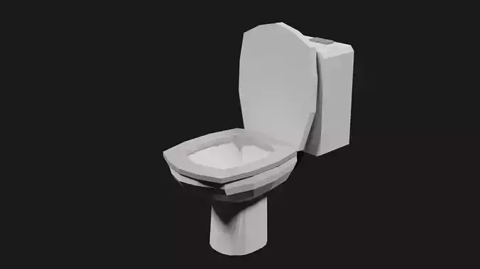 Lowpoly Toilet