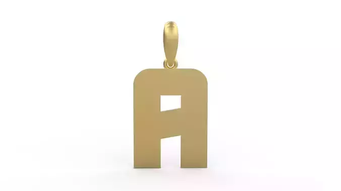 Initial Letters Pendant Boldhead A
