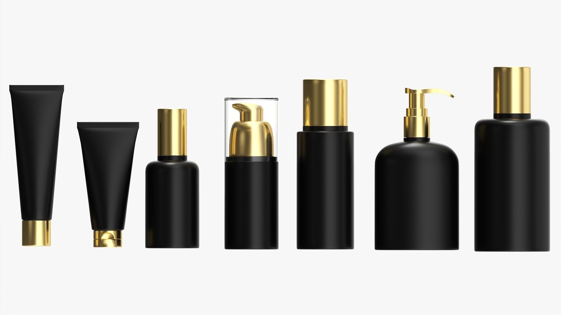 Cosmetic containers for mockup 3D Model Collection_2